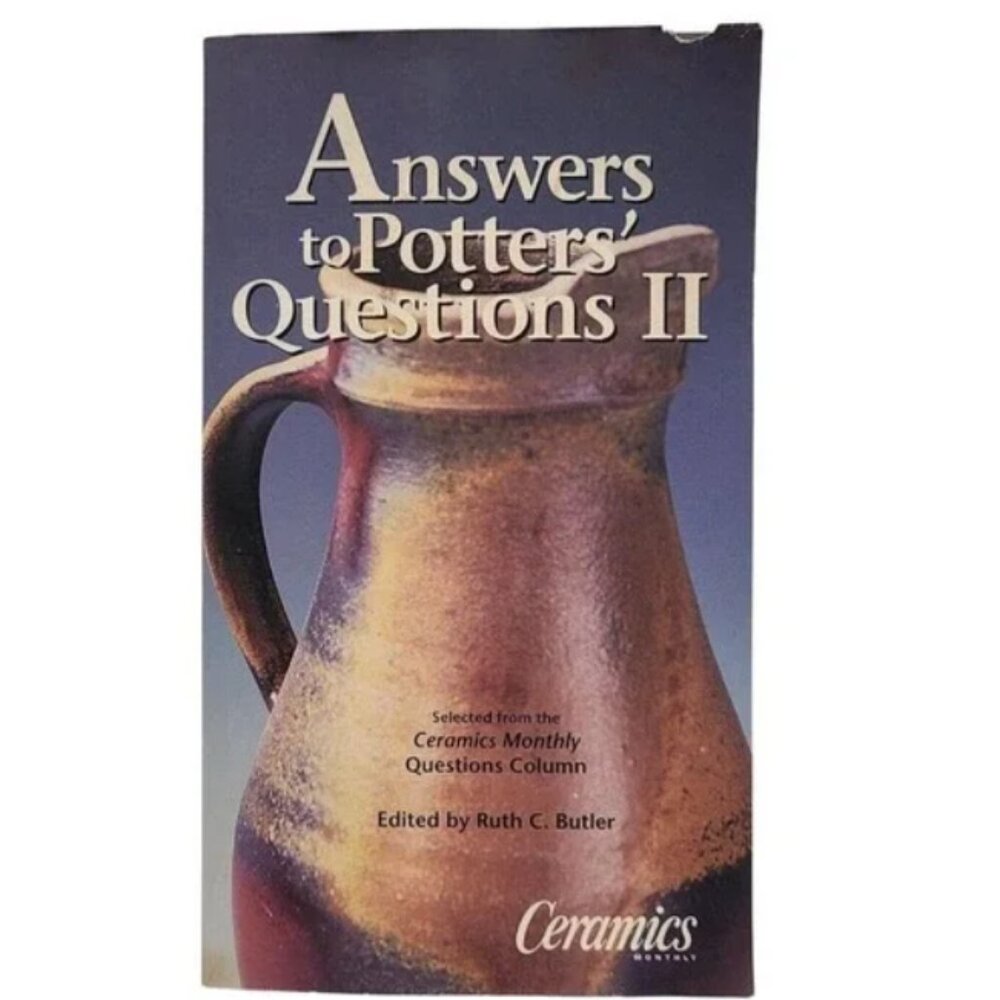 5/$15 Book Answers to Potters' Questions II Ceramics Monthly Pottery Butler